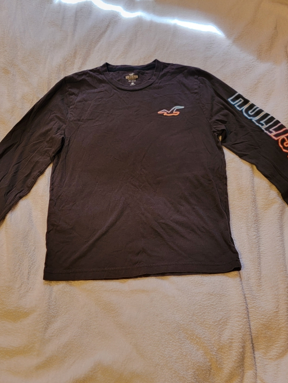 Hollister Mens Long Sleeve T-Shirt